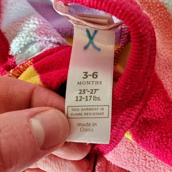 Baby Girl Footed Pajama Bundle Size 3-6 Months EUC - Picture 5 of 8